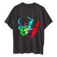 thumbnail image 4 of Blusa de manga corta de verano con estampado de mueca gótica vintage para mujer Pompotops hfajkhk138591, 4 of 9