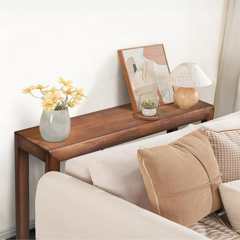46 inch Pinewood Entryway Table, Console Table Entrance Table