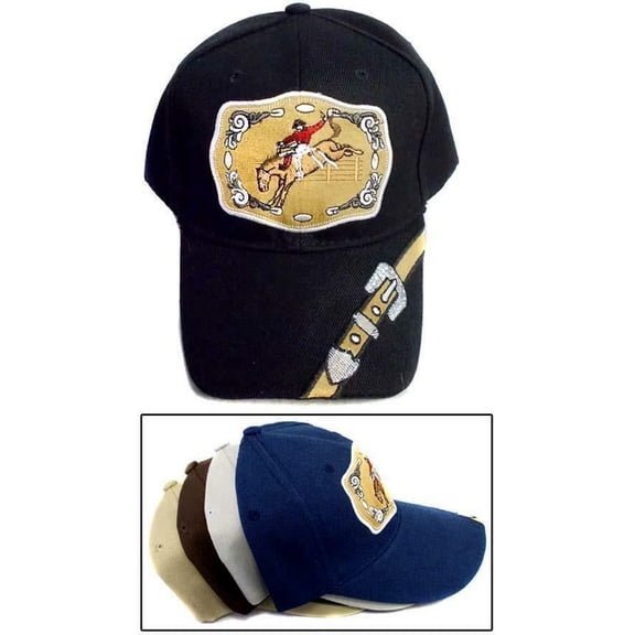 "Rodeo" Riding Horse Baseball Caps Hats Embroidered (Rodeo78 Z)