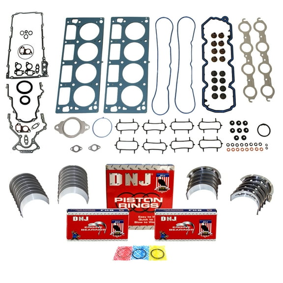 DNJ RRK3175 Re-Ring Kits Set Fits Cars & Trucks 05-09 Buick Chevrolet Pontiac 5.3L OHV