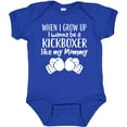 thumbnail image 3 of Inktastic Kickboxing Future Kickboxer Like Mommy Boys or Girls Baby Bodysuit, 3 of 5