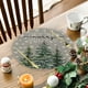 thumbnail image 5 of Decoraciones de Mesa de Navidad 35.5x35.5x0.5cm Navidad Muñeco de Nieve Alfombras Redondas Decoración de Mesa de Cocina Alfombras Aisladas Alfombras de Mantel, 5 of 6