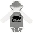 thumbnail image 3 of Inktastic Buffalo Cute Animal Western Boys or Girls Long Sleeve Baby Bodysuit, 3 of 5