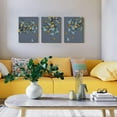 thumbnail image 6 of Canvas Wall Art For Bedroom Wall Decor For Living Room Modern Family Bathroom Canvas Art Plant Abstract Wall Pictures Artwork Kitchen Wall Painting Ready To Hang Home Decorations 12" X 16" 3 Pieces, 6 of 6