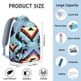 thumbnail image 6 of Bohemian Style University Backpack - Large Capacity & Expandable Pockets | Versatile, 6 of 6