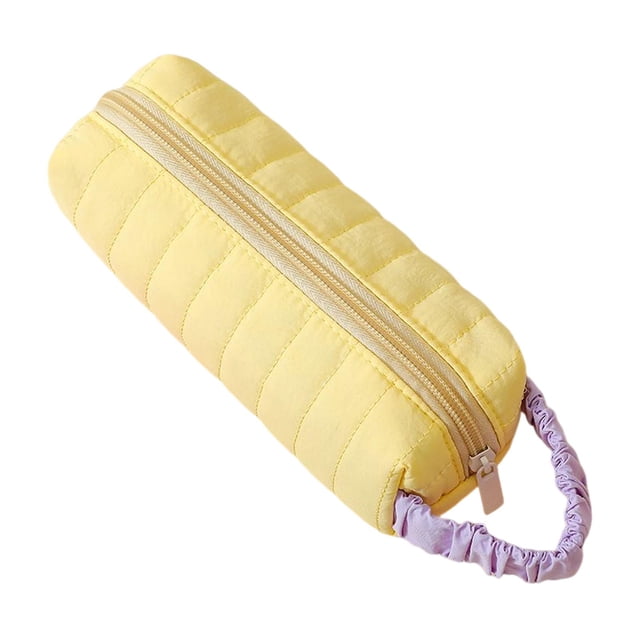 Estuche multifunción para lápices, estuche para lápices, estuche para lápices para niños y niñas. Amarillo