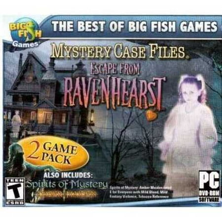 Mystery Case Files Escape From Ravenhearst & Spirits of Mystery (PC DVD), 2 (Best Way To Transfer Files From Pc To Pc)