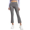 thumbnail image 2 of JOANKDMI High Waisted Bootcut Yoga Pants for Women Tummy Control Cropped Flare Leggings Athletic Workout Activewear Stretch Trousers for Gym Running Everyday Wear, 2 of 6