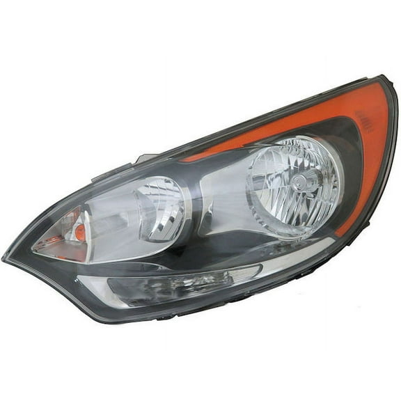 Left Headlight Assembly - Compatible with 2012 - 2017 Kia Rio Hatchback 2013 2014 2015 2016