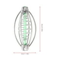 thumbnail image 3 of 10 Pcs Mangeoire de Pêche, Mangeoire de Pêche Printanière en Acier Inoxydable Durable Support de Cage à Appâts avec Pendentif Perle Accessoire de Pêche, 3 of 7