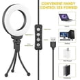 thumbnail image 4 of 4" Ring Light For Laptop With Stand, Conference Lighting Kit, 3 Light Modes Dimmable Led Ringlight F, 4 of 4