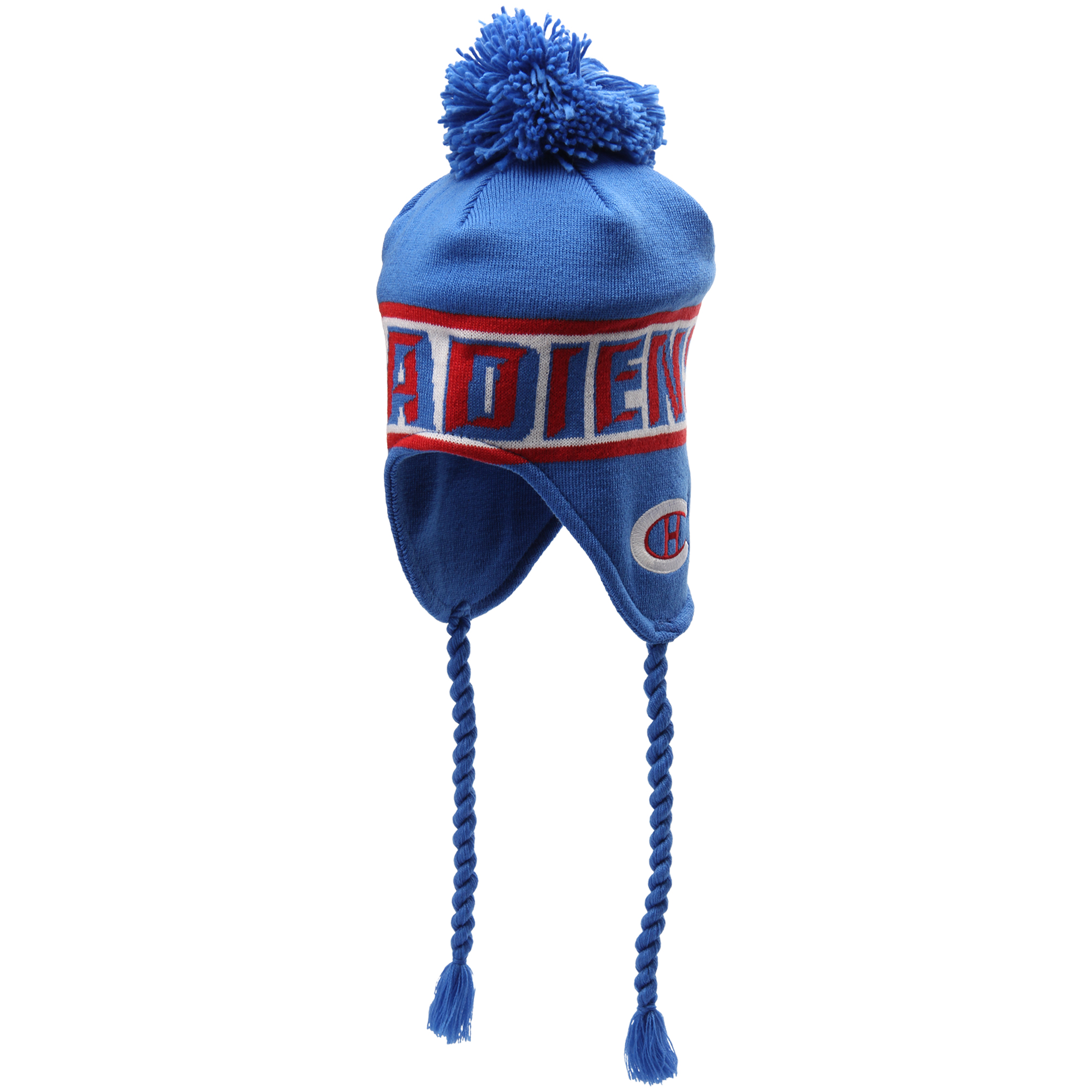 Montreal Canadiens Reebok Winter Classic Tassel Knit Hat Blue OSFA by REEBOK/SPORTS LICENSED DIVISION