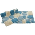 thumbnail image 3 of Chesapeake Pebbles 2 pc Aquamarine Bath Rug Set (20"x32" & 20"x32"), 3 of 5
