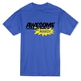 thumbnail image 1 of T-shirt Bleu Royal pour Homme Awesome People Are Born In March, 1 of 1