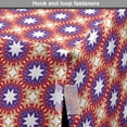 thumbnail image 4 of Geometric Dog Crate Cover, Octagonal Stars Formed by Zigzag Lines and Triangles, Easy to Use Pet Kennel Cover Small Dogs Puppies Kittens, 7 Sizes, Blue Violet Blue Violet, by Ambesonne, 4 of 6