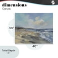 thumbnail image 4 of Stupell Industries Contemporary Serene Morning Beach Waves Canvas Art, 40 x 30, by Silvia Vassileva, 4 of 8