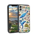 thumbnail image 1 of Compatible with iPhone 12 Phone Case, Whale-64-6-3 Case Men Women, Flexible Silicone Shockproof Case for iPhone 12, 1 of 1