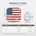 thumbnail image 6 of Uemuo Vintage American Flag Printed 2 PCS Car Windshield Sun Shade, Auto Sun Heat and UV Rays Blocker, Foldable Automotive Front Window Sunshade Protector, 6 of 7