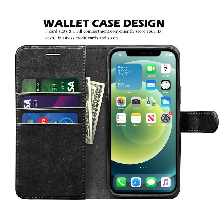 Florence RFID Blocking Leather Wallet Case for iPhone 11 Pro