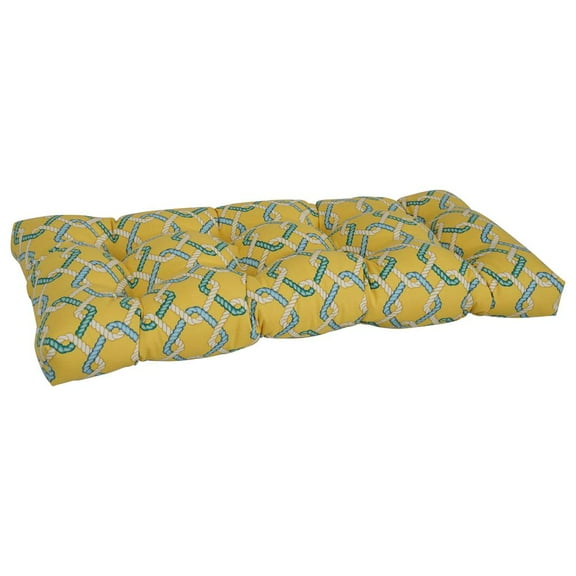 Blazing Needles 42-inch by 19-inch Polyester Outdoor Tufted Loveseat Cushion 94006-LS-OD-105