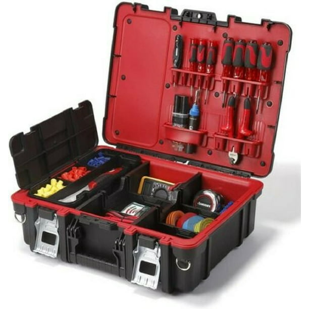 Keter Technician Portable Tool Box, Portable Tool Storage Box
