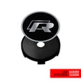 thumbnail image 1 of 4pcs 56/60/63/65/68mm Car Wheel Center Cover Hub Caps Stickers Accessories For VW Golf 4 Motion Polo Touran TDI R GTI R 60MM BKG, 1 of 6