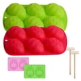 thumbnail image 2 of Molde De Silicona Para Huevos De Pascua, Molde Para Hornear Pasteles De Conejito, Molde De Chocolate, Molde Para Galletas De Caramelo De Pascua Para Hornear Pasteles Diy Yuarrent HA034895-00, 2 of 6