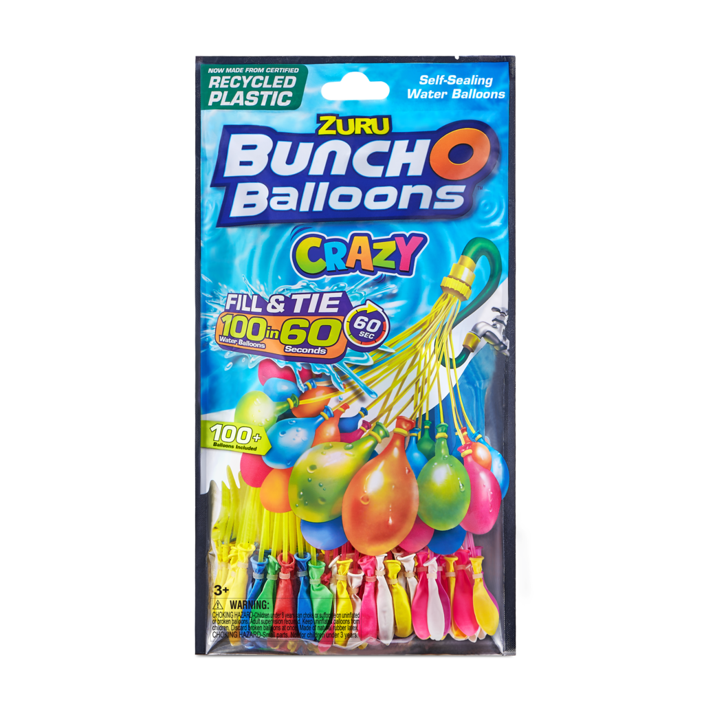 Zuru Bunch O Balloons 100 Water Balloons in 60 Seconds Assorted Colors 