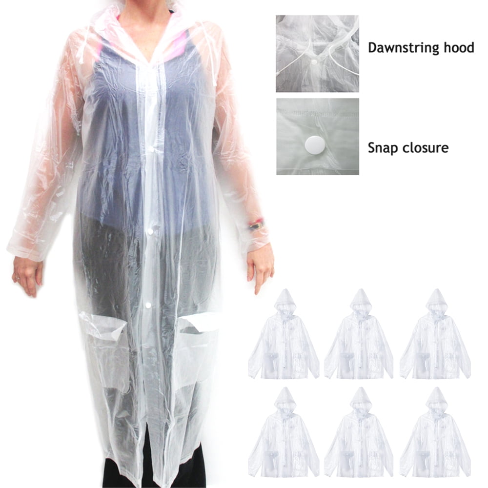 HLKZONE Rain Ponchos for Adults 2 Pack Size 59 by 27.5 EVA Reusable Raincoat Rain Coats Emergency Camping Survival Kits for Outdoors HLKZONE Rain Ponchos for Adults 2 Pack Size 59 by 27.5 EVA Reusable Raincoat Rain Coats Emergency Camping Survival Kits for Outdoors