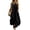 Black, variant on Overalls for Women Casual Crew Neck Sleeveless Wide Leg Rompers with Pockets Summer Dressy Jumpsuits