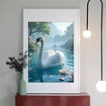 thumbnail image 2 of Diamond Art Kits for Adults - 5d Swan Serenity In Misty Lake Scene Diamond Painting for Adults, Diamond Art for Adults Beginners, Diamond Painting Kits for Adults for Home Wall Decor, 2 of 7
