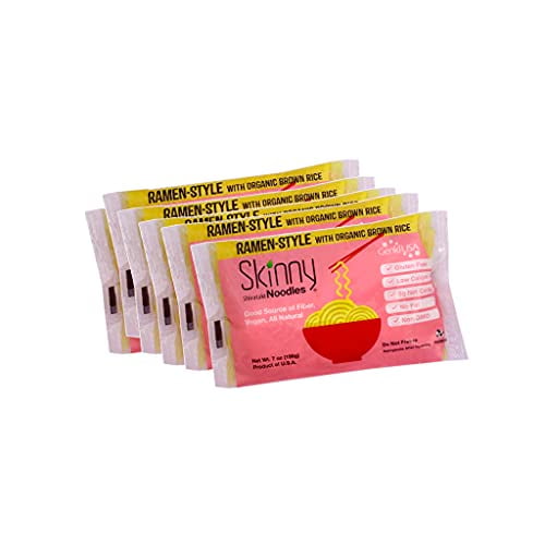 Skinny Shirataki Noodles Ramen Style, Pasta Noodle, Low Calorie, Low