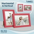 thumbnail image 4 of Icona Bay 4x6 Red Picture Frames, 5 Pack, Bliss Tabletop Frames, 4 of 7