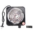 thumbnail image 1 of Estufa EléCtrica de un Solo Quemador, Compacta y PortáTil, Placa Calefactora de Temperatura Ajustable, 1500 W, Enchufe Europeo Negro y Acero Inoxidable, 1 of 5
