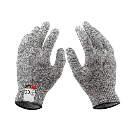 

2pcs Cut Resistant Gloves Food Grade Safety Cutting Gloves Level 5 Protection For Oyster Shucking Fish Slicing Meat Wood Carving -------- Comfortable and Flexible