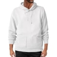 thumbnail image 2 of Taqqpue Mens Hoodies Long Sleeve Casual Solid Color Drawstring Hooded Sweatshirts Fall Winter Loose Fit Plus Size Athletic Pullover Tops with Pockets, 2 of 3