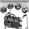 thumbnail image 4 of Foldable Walker Accessories with Cup Holder & Organizer Pouch, 4 of 6