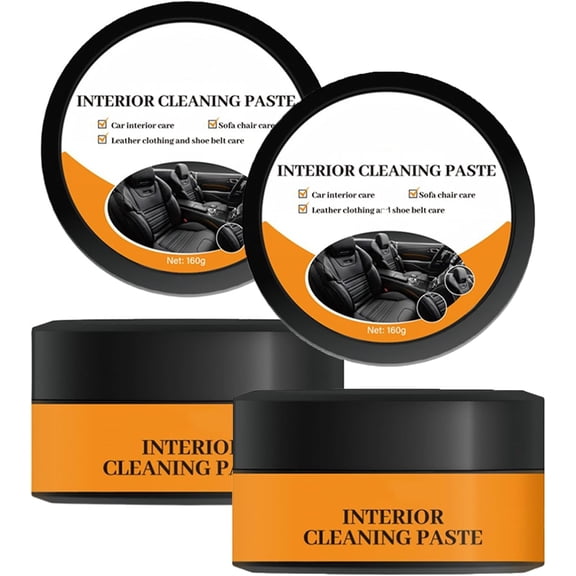 Car Interior Cleaner for Leather, Plastic, Rubber, 2pc