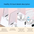 thumbnail image 2 of Automatic Open Dog Food Bowls Stress Pet Feeder with Clear Cover Sensing Automatic Feeding Bowls, 2 of 7