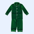thumbnail image 1 of Pijamas navideños familiares a juego para niños, madres, mujeres y hombres, conjuntos de pijamas de terciopelo rojo y verde, ropa de diseño de lujo para niños y niñas, 1 of 5