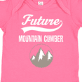 thumbnail image 4 of Inktastic Future Mountain Climber Hiking Boys or Girls Baby Bodysuit, 4 of 5