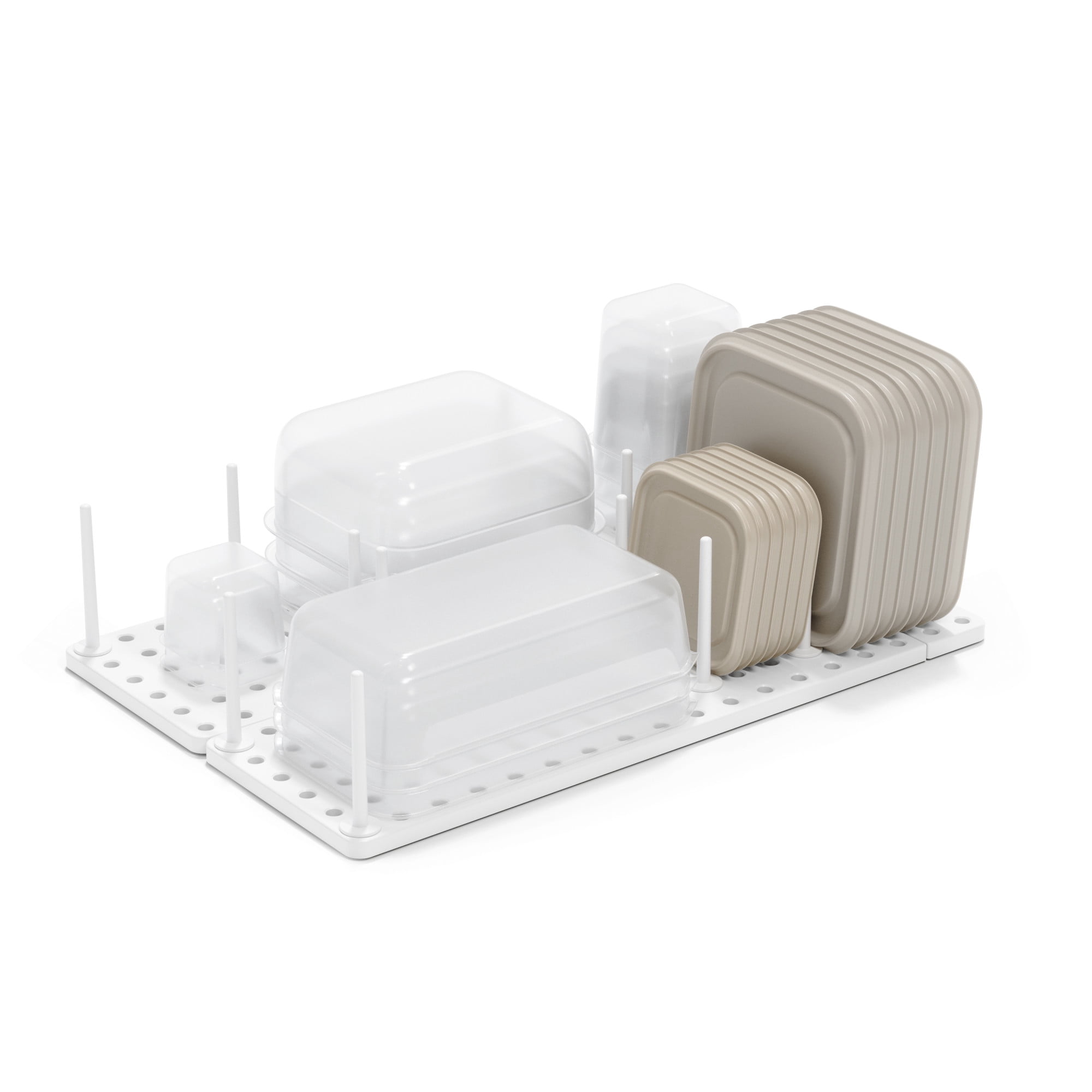 Umbra Peggy Kitchen Cupboard, Shelf and Drawer Organizer Tray Adjustable Storage System