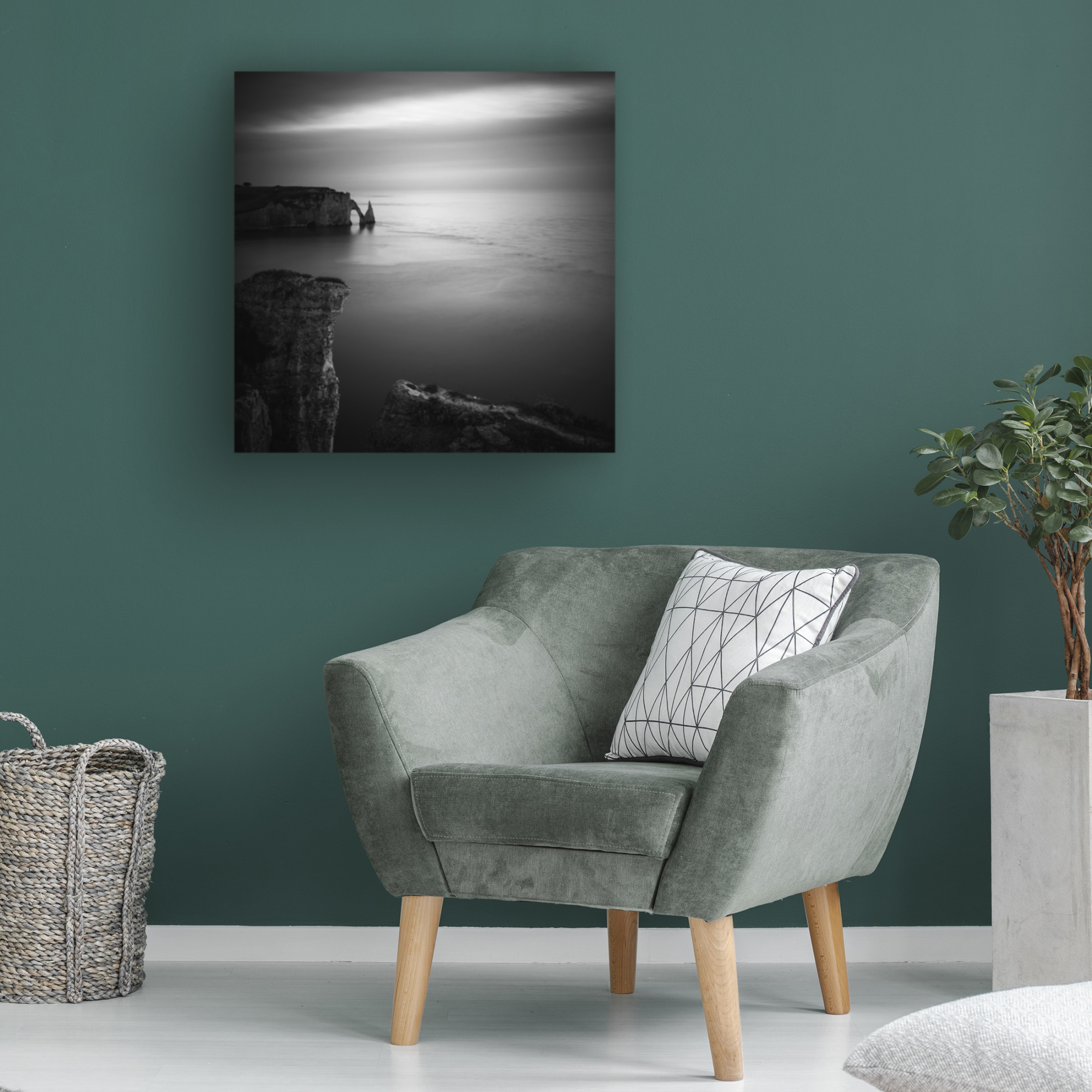 Canvas Wall Art - Jan Rauwerdink 'Fernweh' Wall Art for Living Room, Bedroom, or Office D?cor by Trademark Fine Art - 35 x 35 Inches