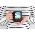 thumbnail image 2 of Glacier Bay National Park Gift Idea For Adventurous Friends, Family, and Coworkers Black 11oz Ceramic Mug, 2 of 5