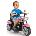 thumbnail image 4 of KORIMEFA 3 Wheel Kids Ride On Motorcycle 6V Battery Powered Electric Toy Pink, 4 of 11