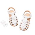 thumbnail image 1 of Sandalias Cerradas para Niñas DREAM PAIRS Blancas Talla 9 para Niños Pequeños, 1 of 7
