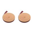 thumbnail image 3 of Inteprter Correa de cuero, cinturón, bolso de hombro, asa para hacer cuero, banda para manualidades, mochila, accesorios para manualidades, 2cm de ancho, vino rojo 2piezas Inteprter CBP182613, 3 of 5