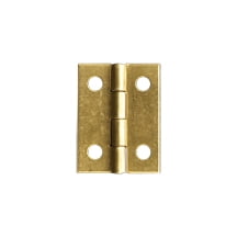 100 Pcs Brass Plated Hinges 1" length x 3/4" wideLength is the length of the hinge pin.Use #4 RH screw