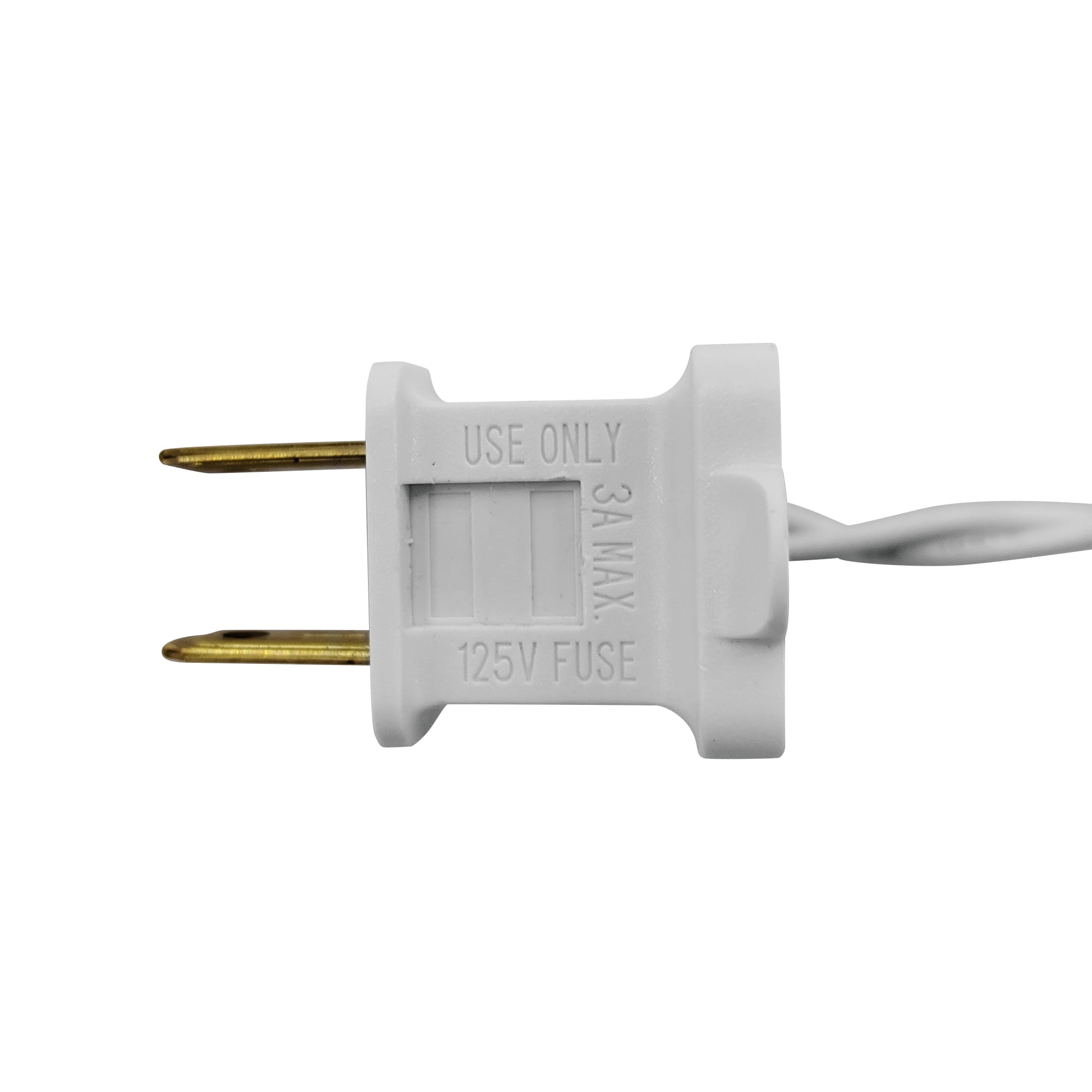 50-Count Multicolor LED Mini Christmas Lights with White Wire, 11', Holiday Time