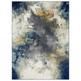 thumbnail image 5 of Luxe Weavers Beverly Collection 8445 Blue 2x3 Modern Abstract Area Rug, 5 of 9